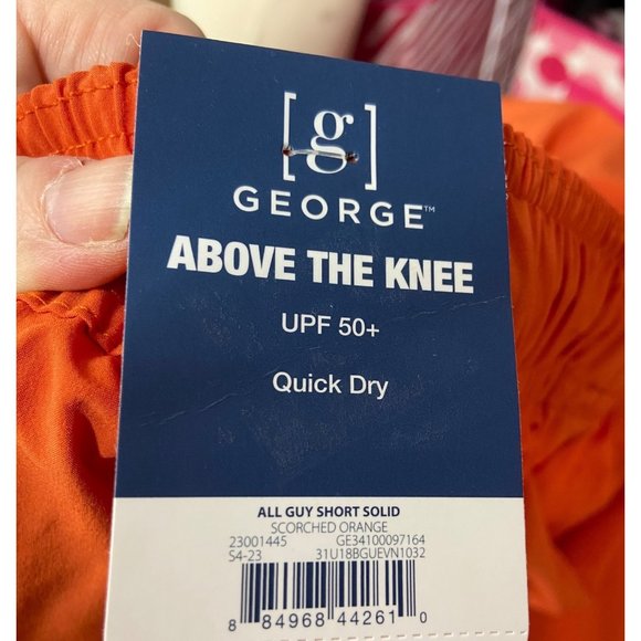 George Swim Trunks Men Quick Dry Stretch Beach Shorts 5 Inch Inseam Size Medium - Picture 11 of 11